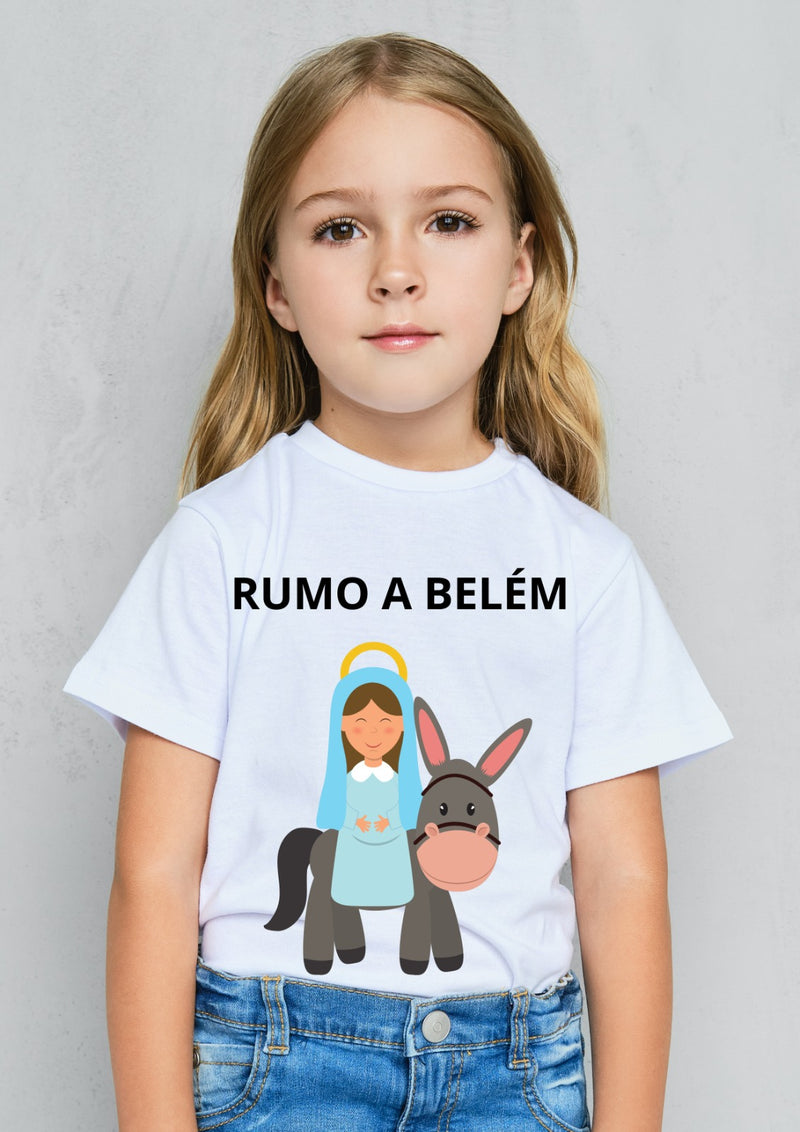 Camiseta Infantil "Rumo a Belém"