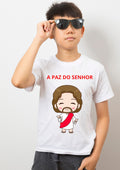 Camiseta Infantil "A Paz do Senhor"