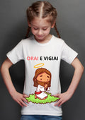 Camiseta Infantil "Orai e Vigiai"