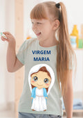 Camiseta Infantil "Virgem Maria"