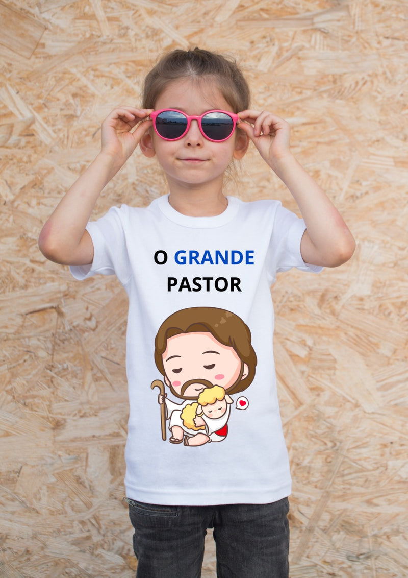 Camiseta Infantil "O Grande Pastor"